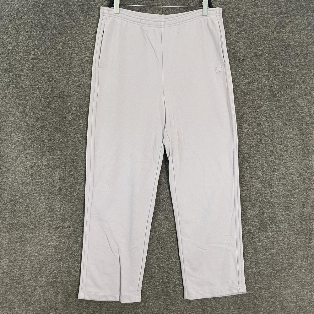 Vuori Sedona Straight Leg Sweatpants Women L Lavender Wide Leg Baggy Athleisure